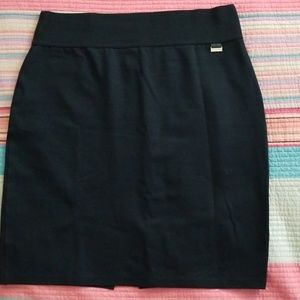 Black pencil skirt